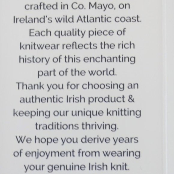 New Aran Irish Wool 3 Way Poncho Shrug Wrap Brown - Picture 7 of 9